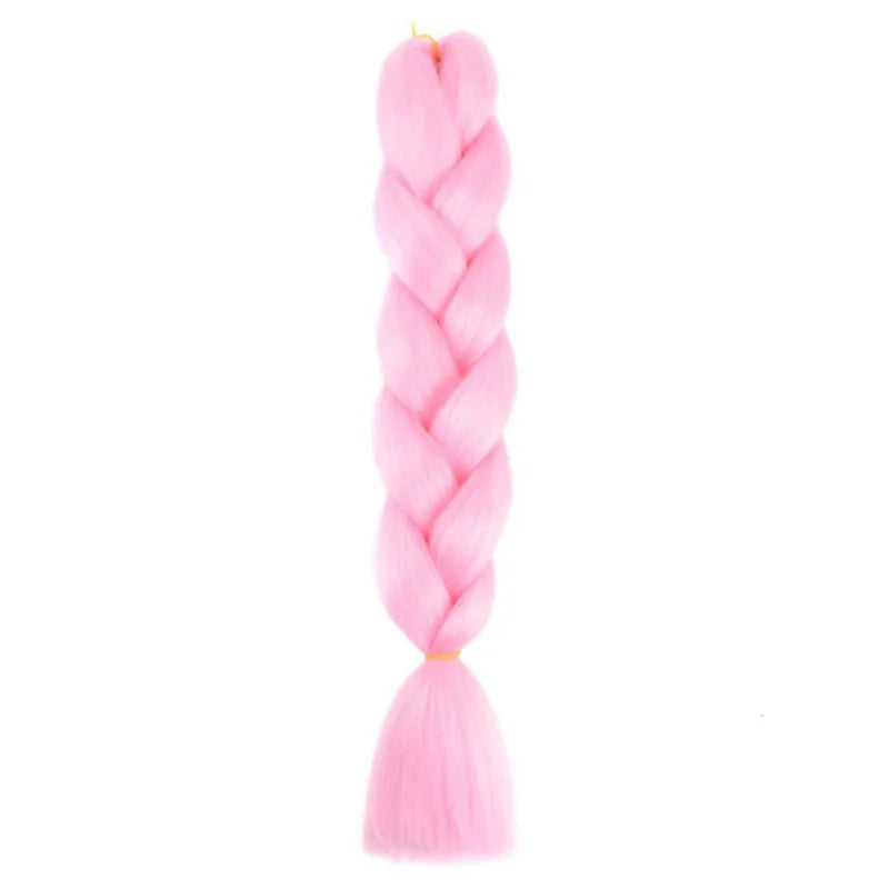 Extensiones de Cabello Jumbo para Trenzas de 24 Pulgadas | Dreadlocks Sintéticas Lacias Yaki