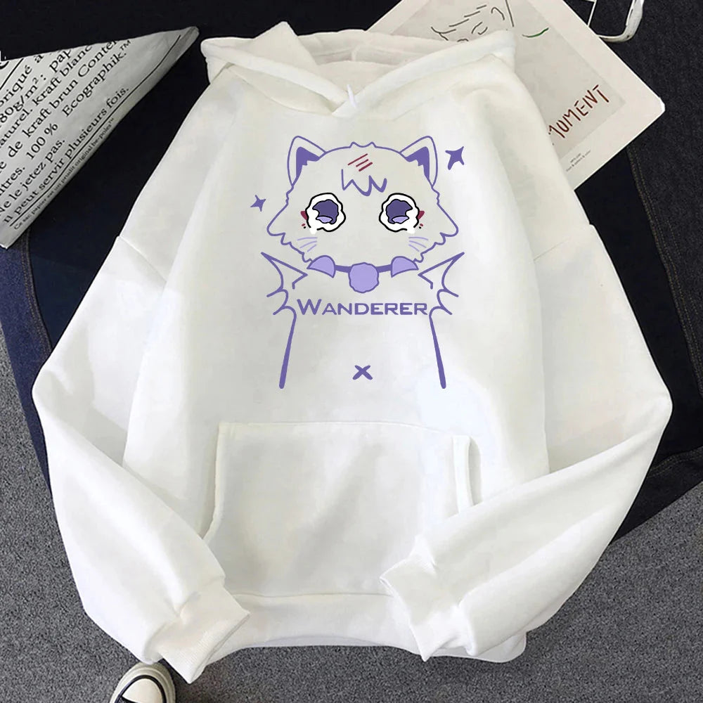 Genshin Impact Scaramouche Cat Hoodie