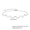 Open Hoop Earrings Women, Minimalist 18K Gold Plated Large Earrings Wave Shape Big Hoops,Stainless Steel Jewelry