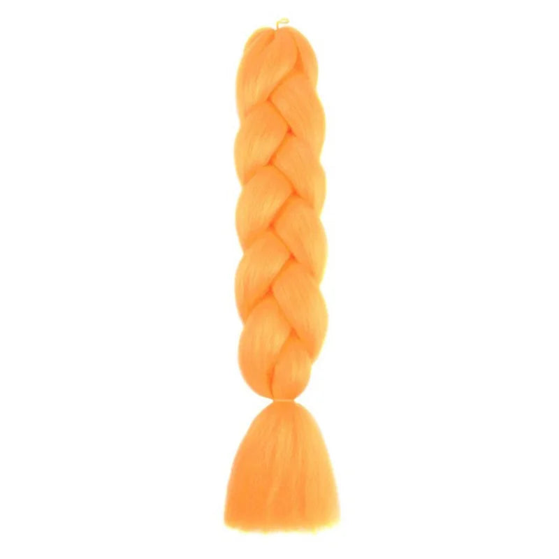 Extensiones de Cabello Jumbo para Trenzas de 24 Pulgadas | Dreadlocks Sintéticas Lacias Yaki