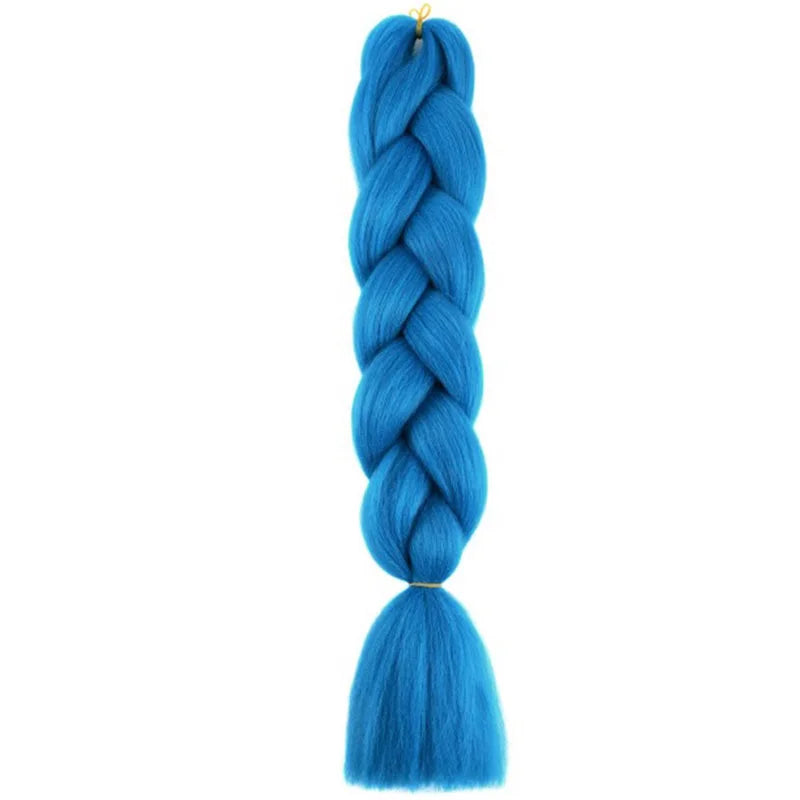 Extensiones de Cabello Jumbo para Trenzas de 24 Pulgadas | Dreadlocks Sintéticas Lacias Yaki