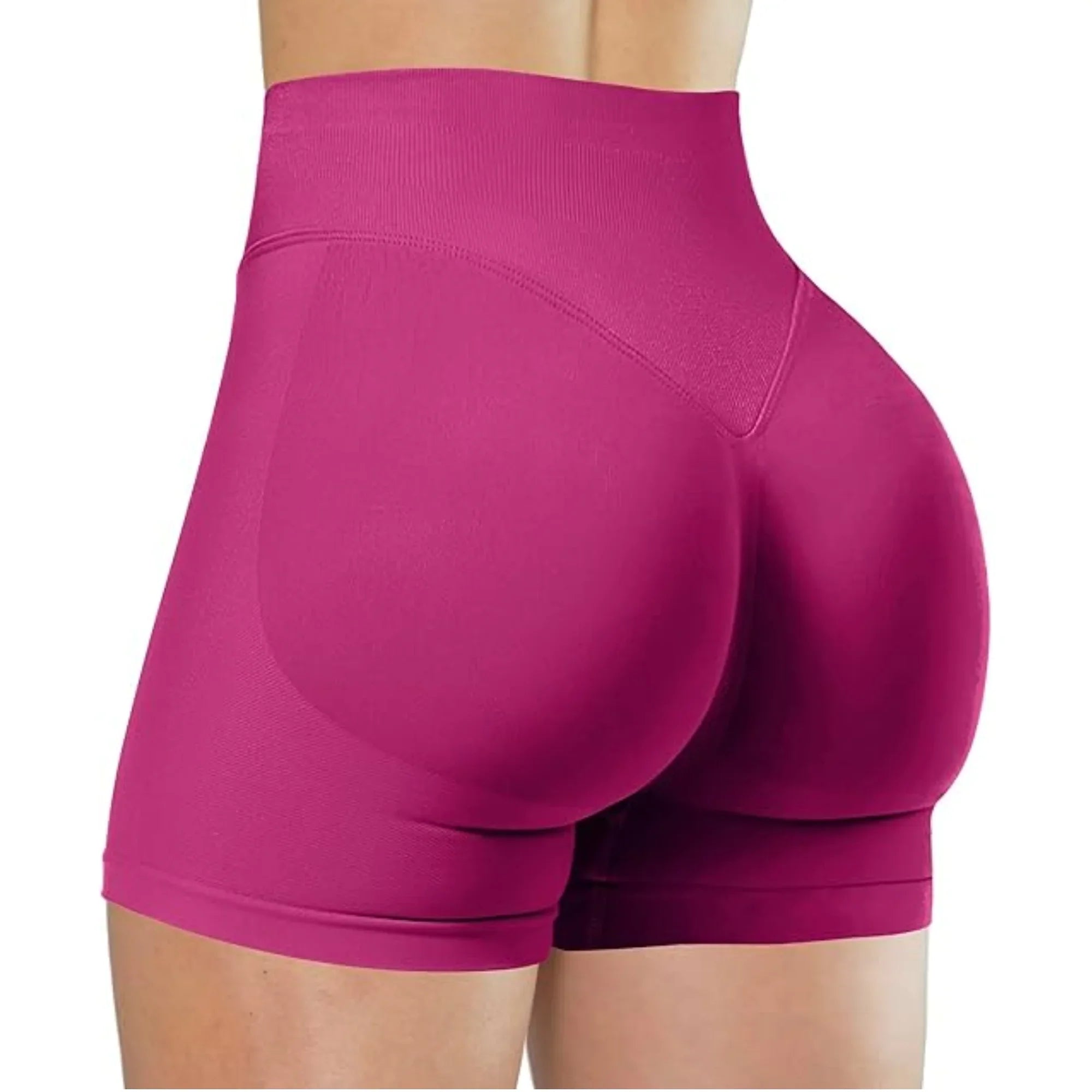 Pantalones cortos de yoga de cintura alta para verano, a la moda y sexys, para correr, fitness, leggings de yoga de color sólido