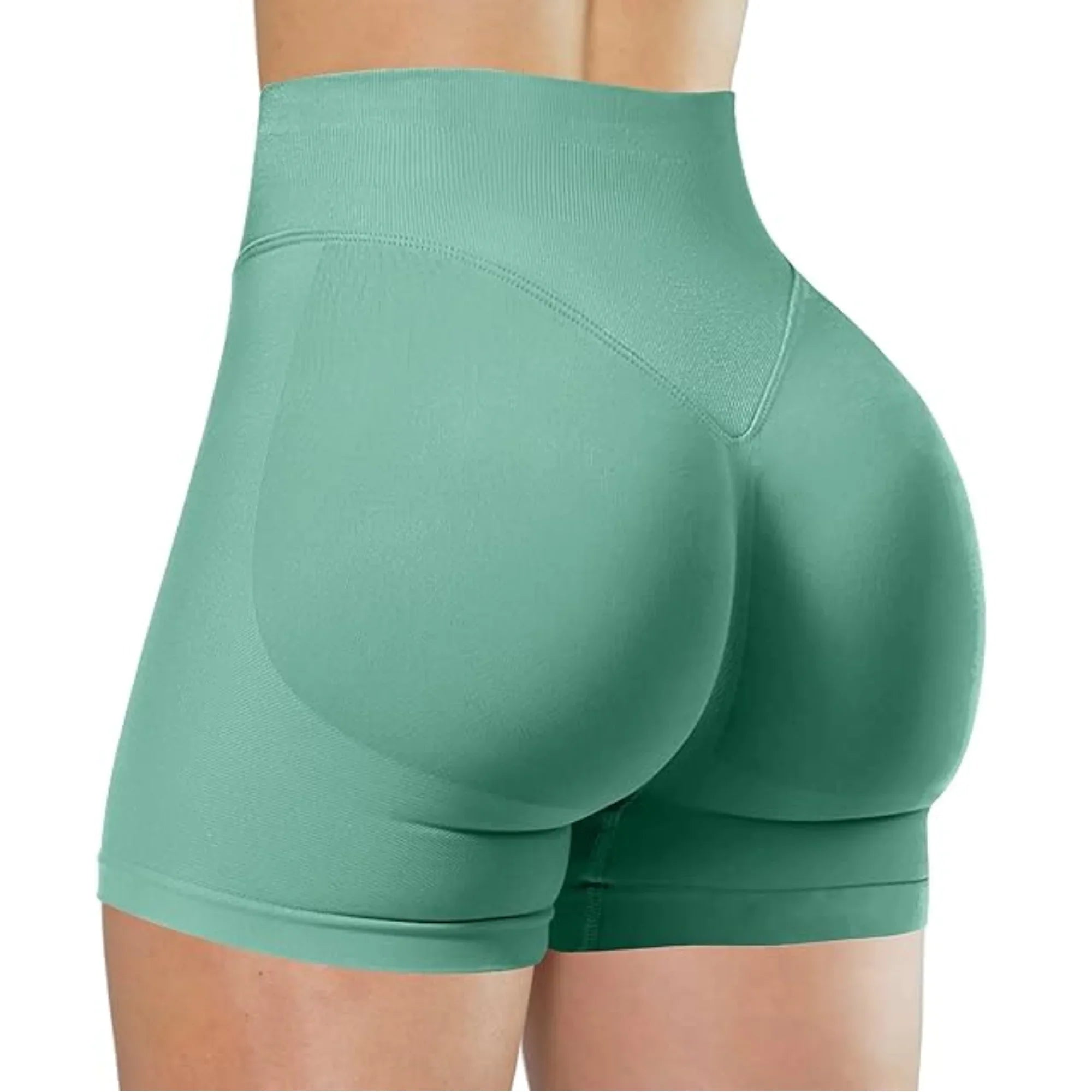 Pantalones cortos de yoga de cintura alta para verano, a la moda y sexys, para correr, fitness, leggings de yoga de color sólido