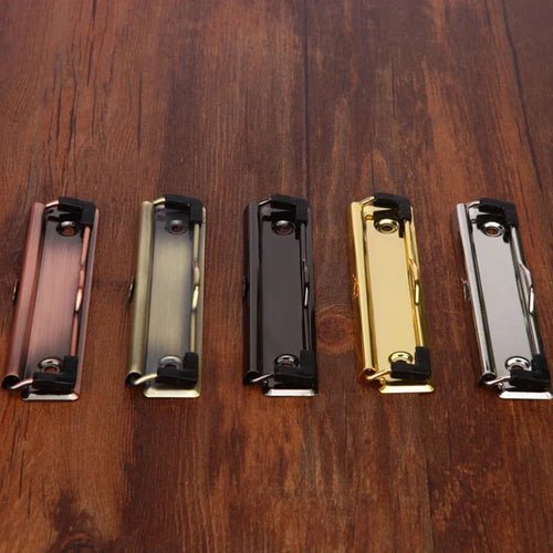 2 clips metálicos para portapapeles, clips para carpetas, clips para archivadores con tornillos, organizador de almacenamiento de papel, material escolar, papelería de oficina