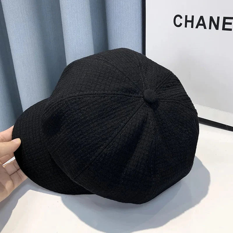 Women’s Octagonal Newsboy Beret