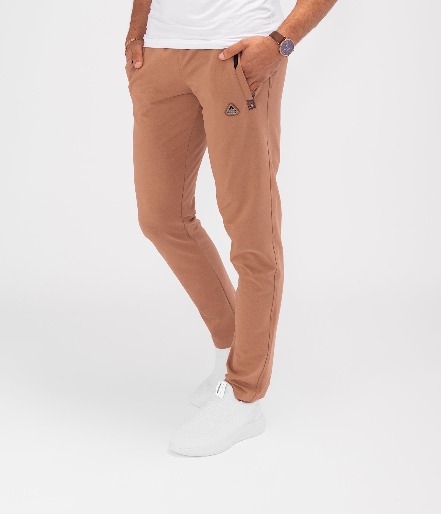 Pantalones de chándal deportivos cómodos para todo el día - Con forma cónica (Talla alta)