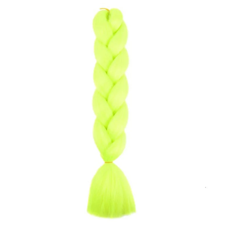 Extensiones de Cabello Jumbo para Trenzas de 24 Pulgadas | Dreadlocks Sintéticas Lacias Yaki