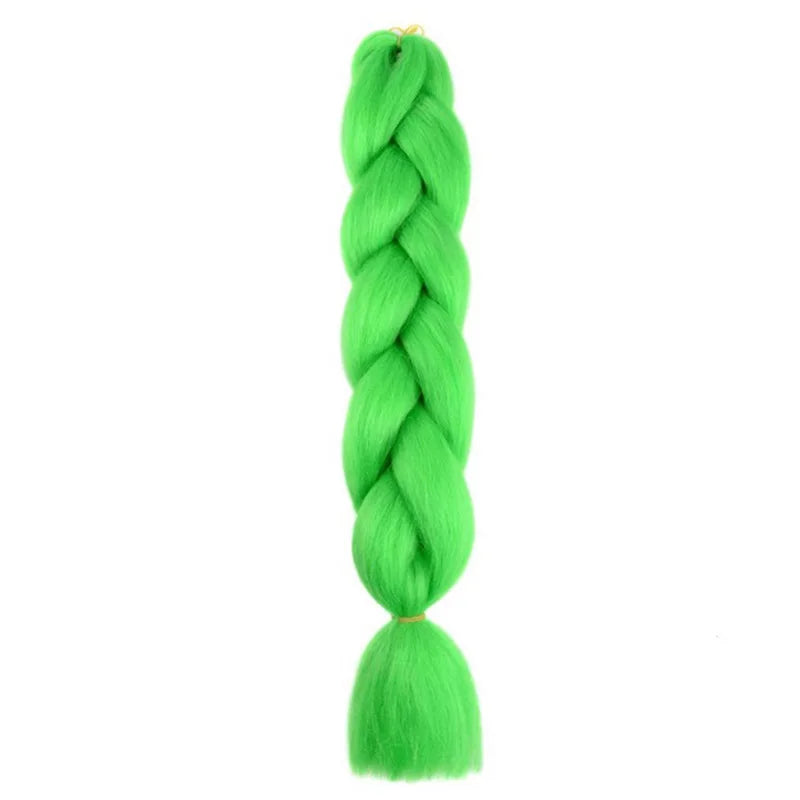 Extensiones de Cabello Jumbo para Trenzas de 24 Pulgadas | Dreadlocks Sintéticas Lacias Yaki