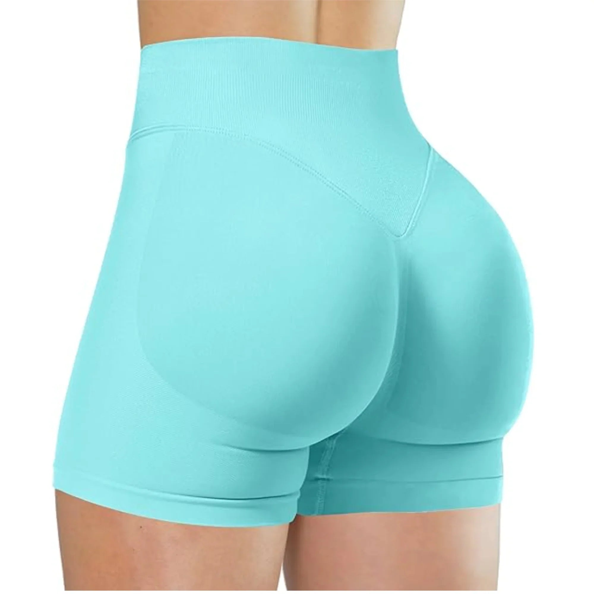 Pantalones cortos de yoga de cintura alta para verano, a la moda y sexys, para correr, fitness, leggings de yoga de color sólido