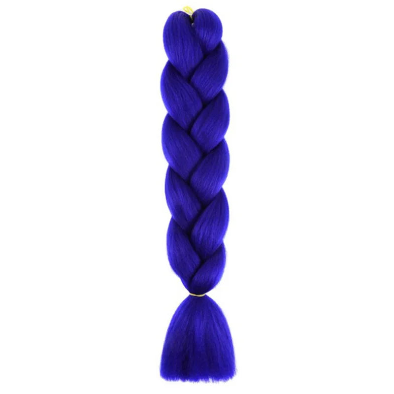 Extensiones de Cabello Jumbo para Trenzas de 24 Pulgadas | Dreadlocks Sintéticas Lacias Yaki