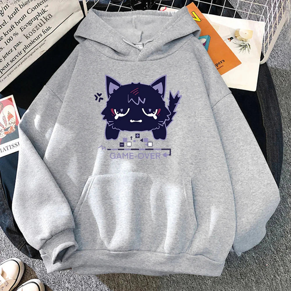 Genshin Impact Scaramouche Cat Hoodie
