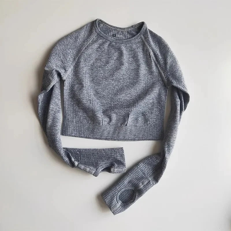 Seamless Yoga Crop Top for Women