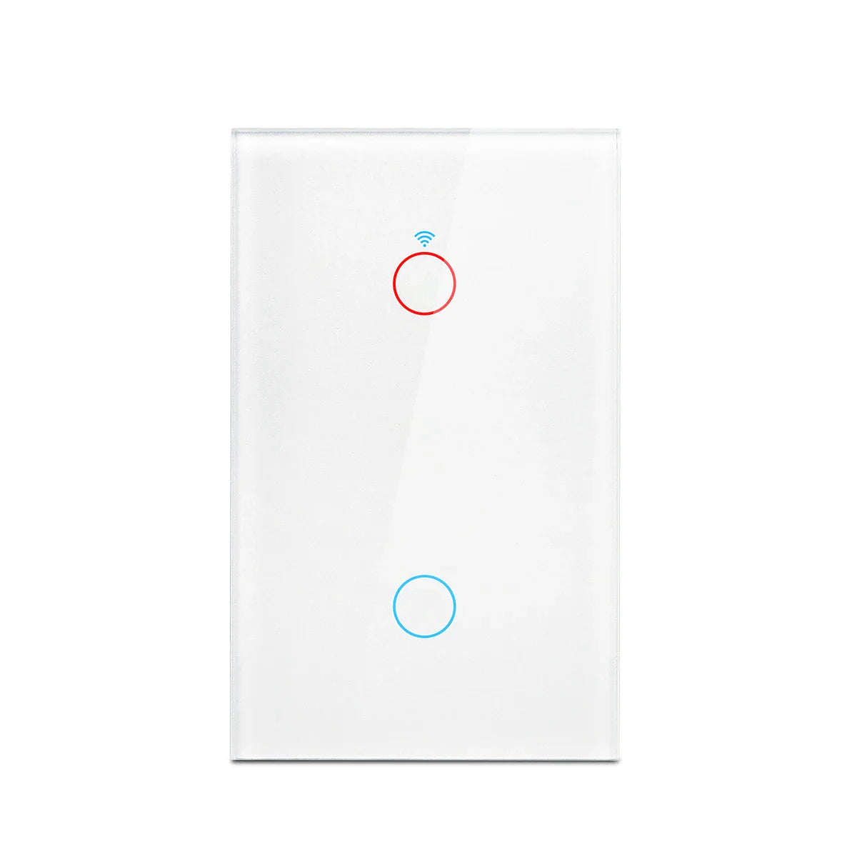 Interruptores inteligentes Tuya (EE. UU.) con cable neutro/sin cable neutro necesario, interruptor de luz táctil WiFi de 1/2/3/4 grupos, funciona con Alexa Google Home