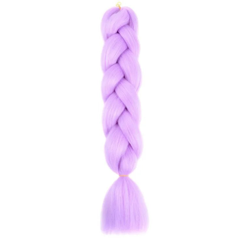 Extensiones de Cabello Jumbo para Trenzas de 24 Pulgadas | Dreadlocks Sintéticas Lacias Yaki