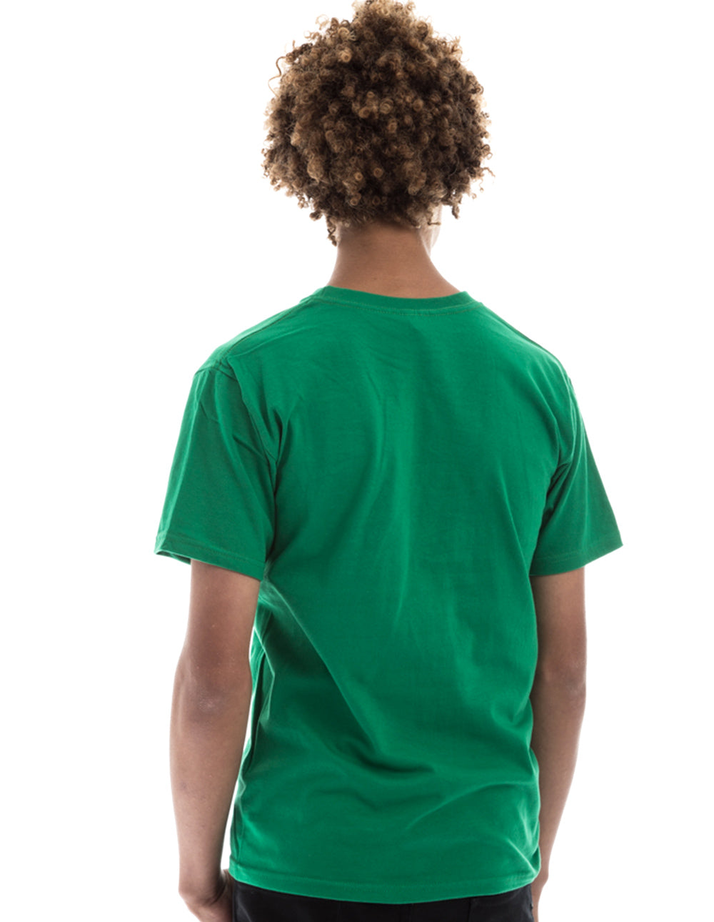 Camiseta retro de cuello redondo hilada en anillo 2100