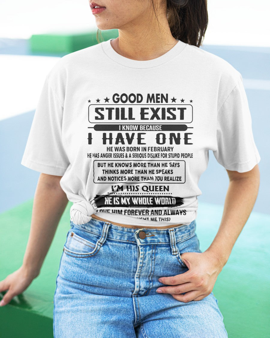 February - Good men Still Exist - gift for your girlfriend, wife from Husband - NGHL02 (SKU-GM-02)