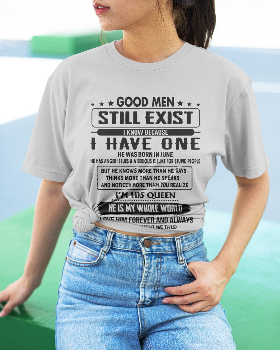 June - Good men Still Exist - gift for your girlfriend, wife from Husband - NGHL06 (SKU-GM-06)