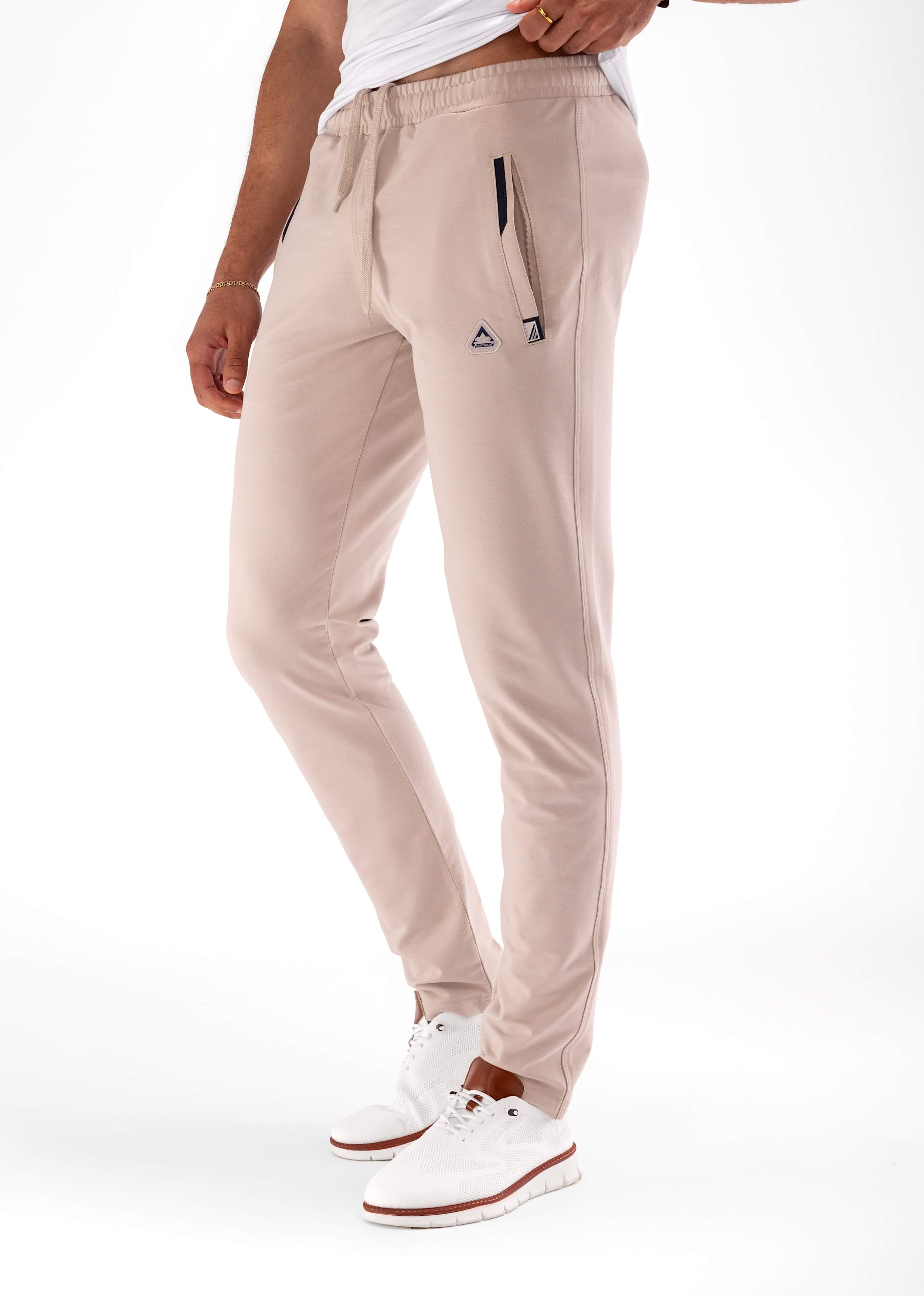 Pantalones de chándal deportivos cómodos para todo el día - Con forma cónica (Talla alta)