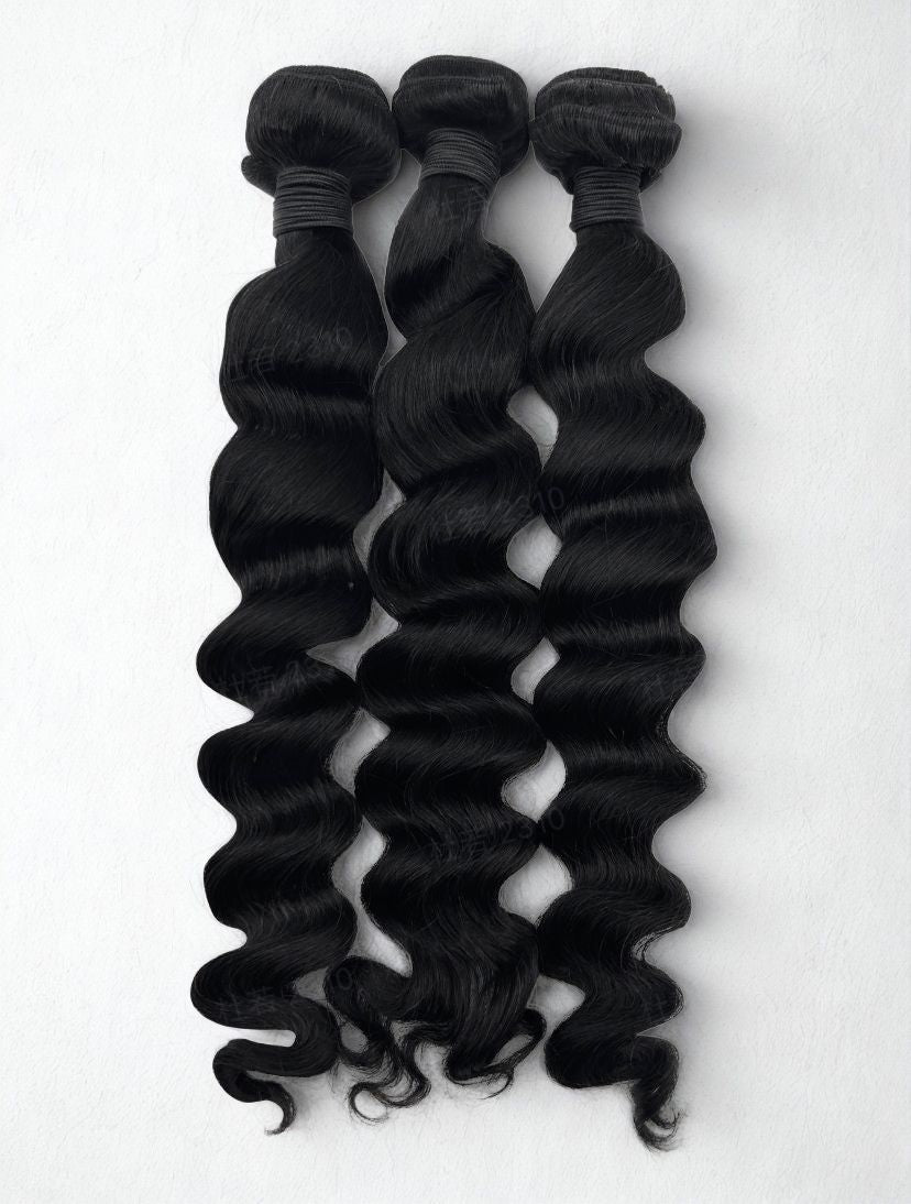 Paquete de cabello suelto con ondas Wefted