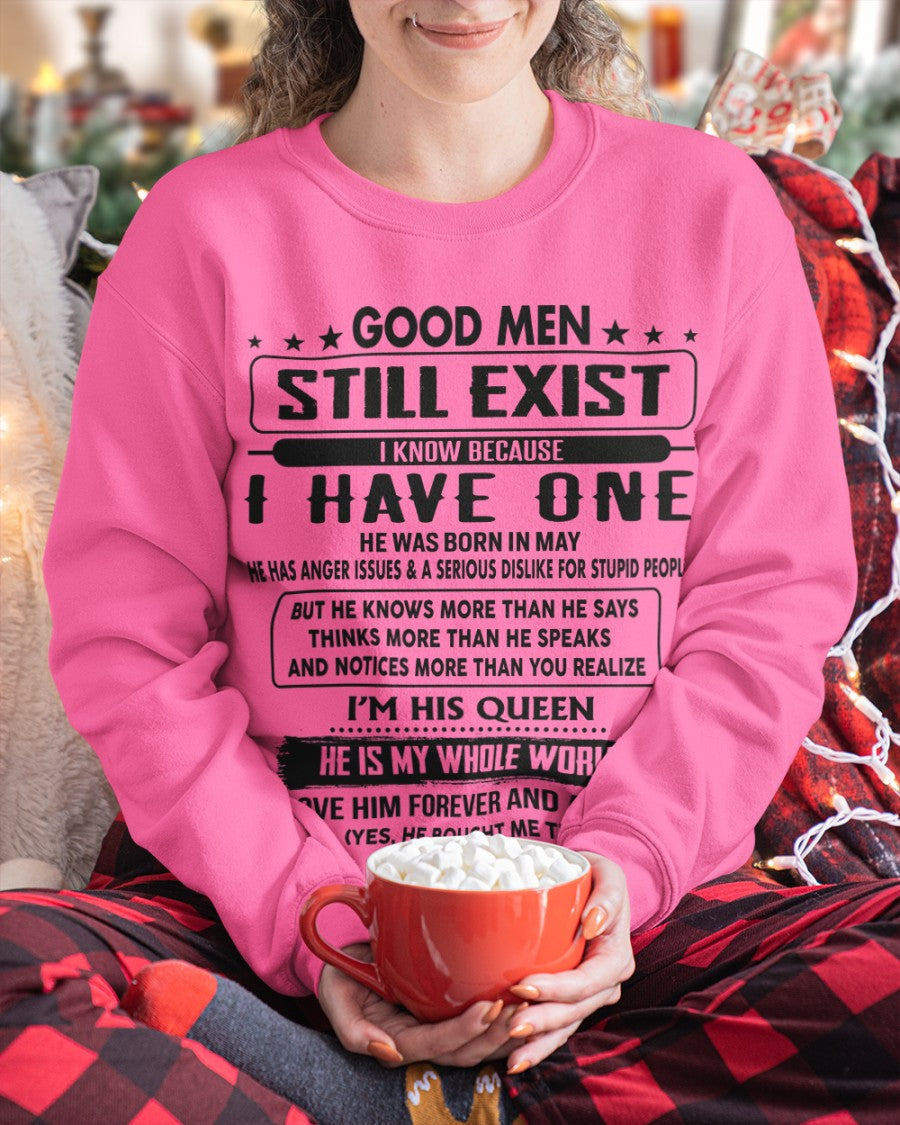 May - Good men Still Exist - gift for your girlfriend, wife from Husband - NGHL05 (SKU-GM-05)