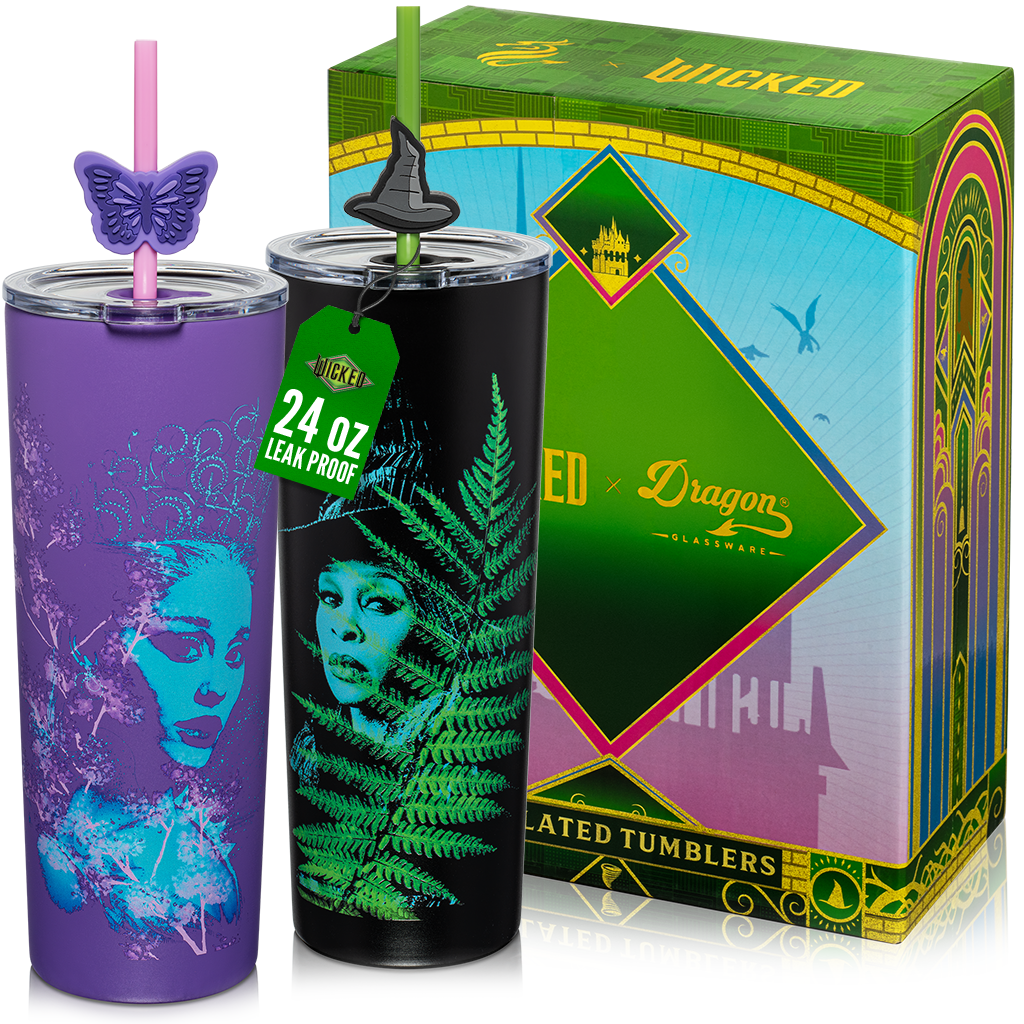 Wicked For Good Tumblers - 24 oz Set of 2
