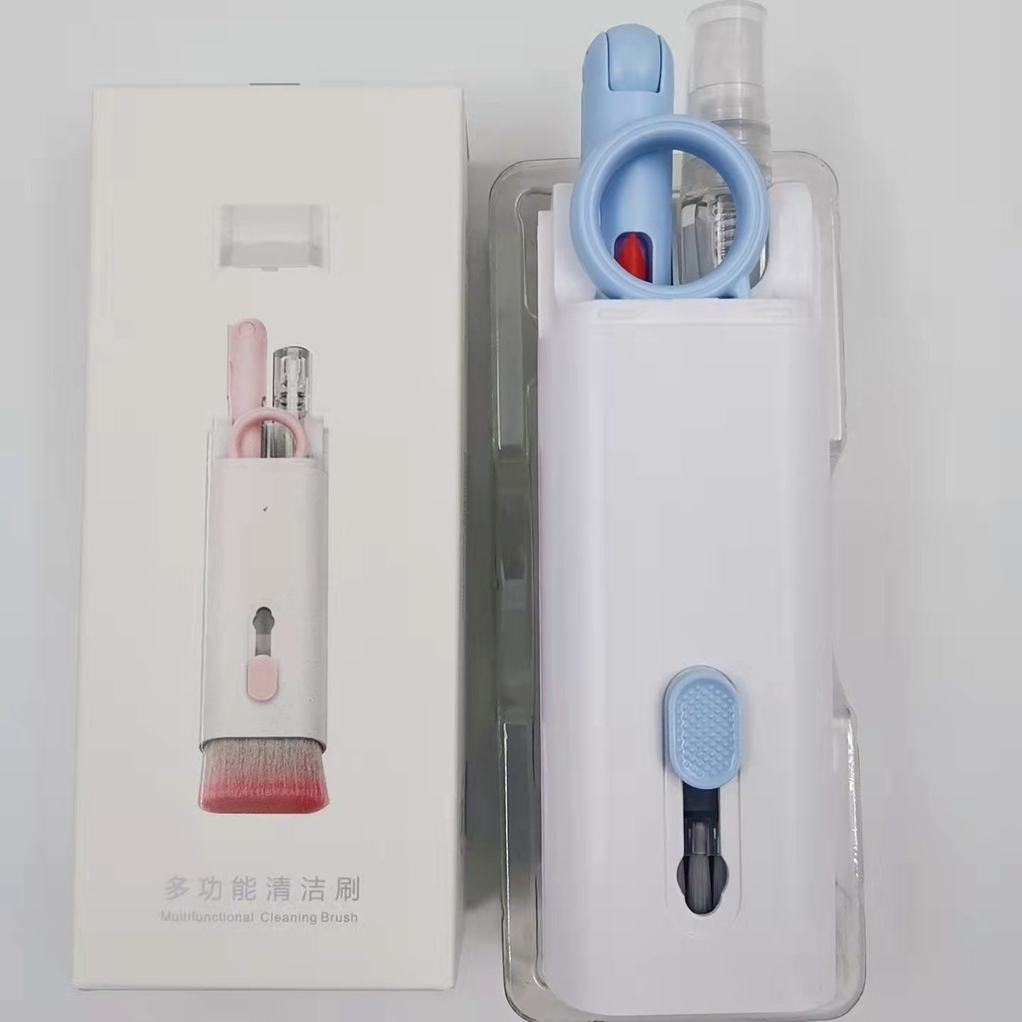 Juego de bolígrafos de limpieza multifuncionales compatibles con Bluetooth, limpiador de teclado, herramientas de limpieza, kit extractor de teclas