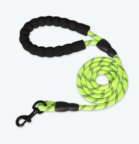 Correa Reflectante de Nailon para Perro — 6 Colores, 9 Opciones de Tamaño