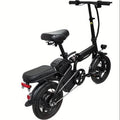Bicicleta eléctrica plegable de 14" 48 V, ligera, carga de 330 lb, 19 mph, autonomía de 28 millas