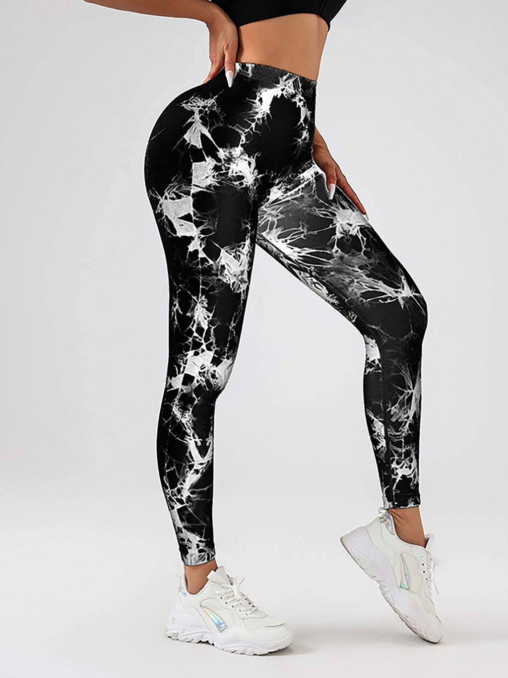 Tie-Dye Slimming Yoga Leggings – Butt Lifting Women's Yoga Pants
