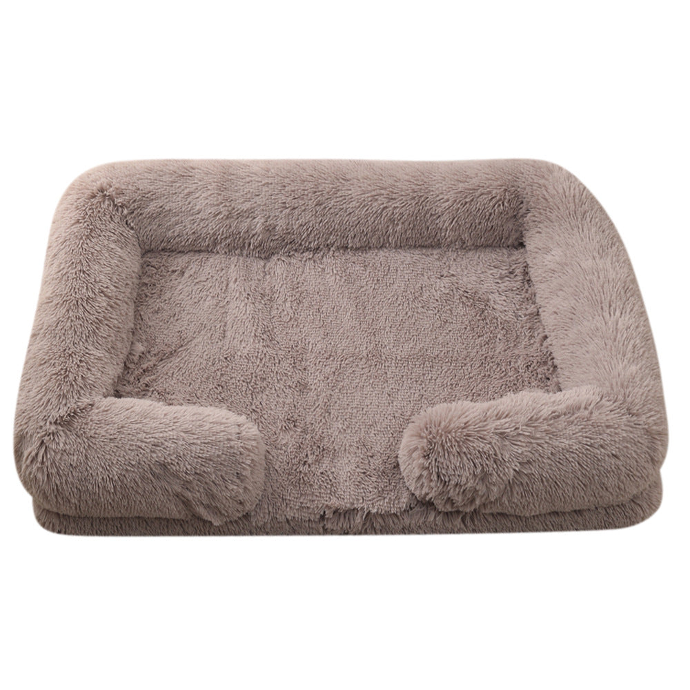 Casa de peluche redonda y cerrada para mascotas — 10 colores, tallas S–XXL