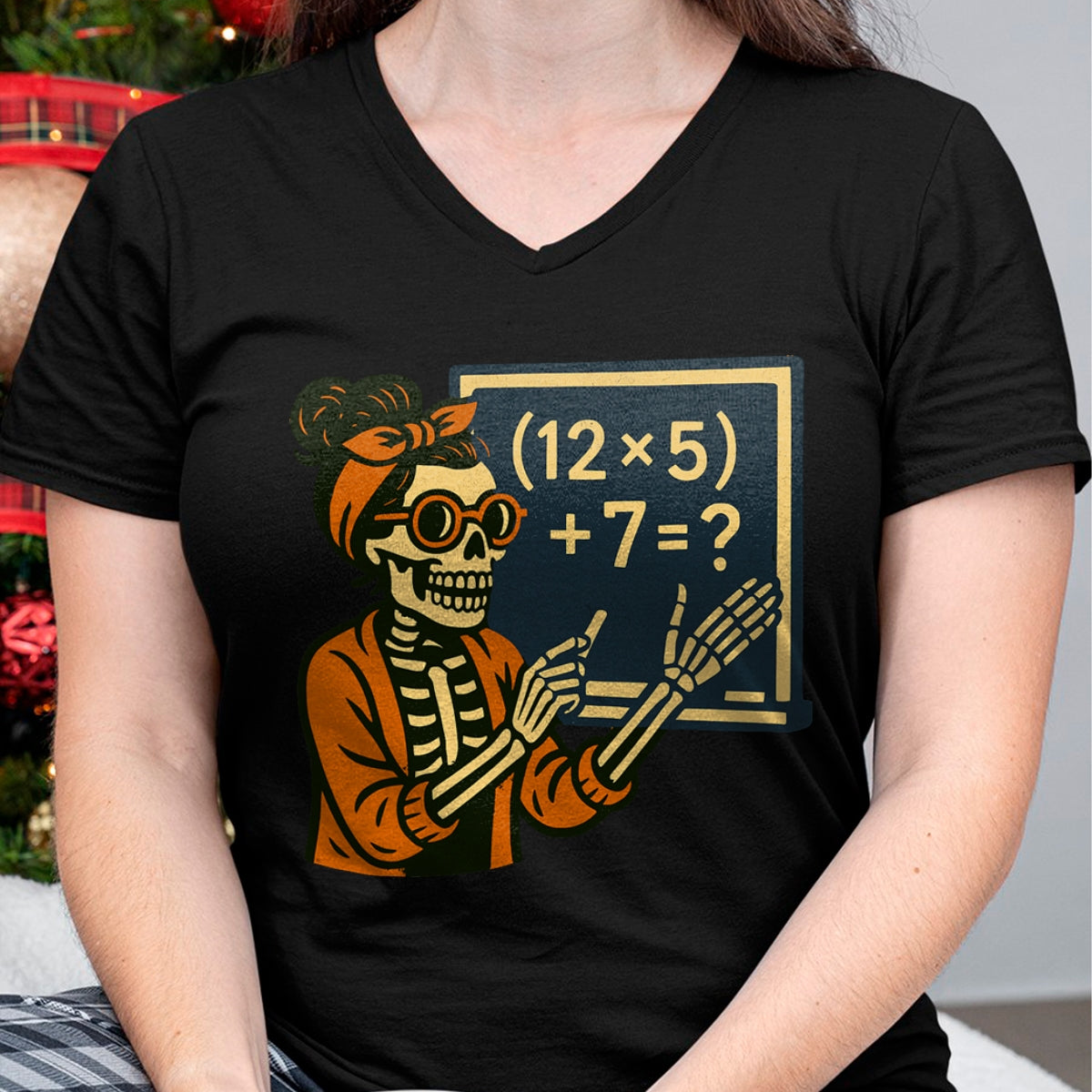 67 Teacher Halloween Skeleton Six Seven Meme Brainrot Math T-Shirt - Camiseta/Sudadera Unisex de Halloween - NGHL00