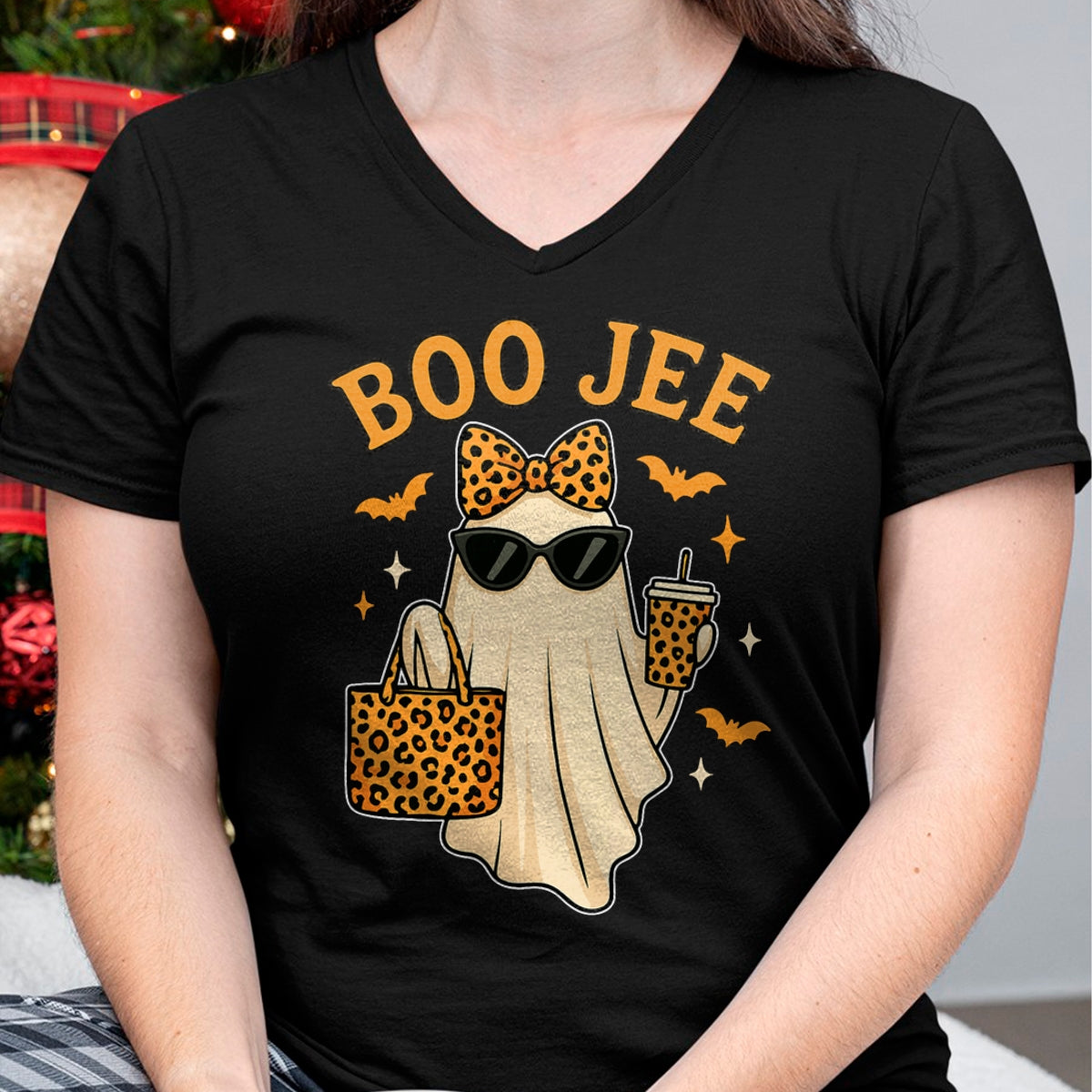 Camiseta de Halloween de Fantasma Boojee para Mujer y Niña - Camiseta de Fantasma Boo JEE para Niños - Camiseta/Sudadera con Capucha Unisex de Halloween - NGHL00