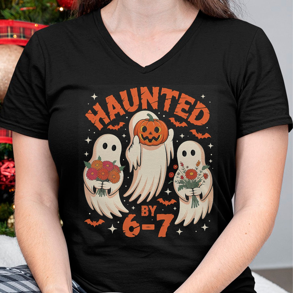 Camiseta 67 Meme Halloween Embrujado por 6 7 Seis Siete - Camiseta/Sudadera Unisex de Halloween - NGHL00 (Copia)