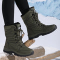 Women’s Thickened Wool-Lined Velvet Snow Boots