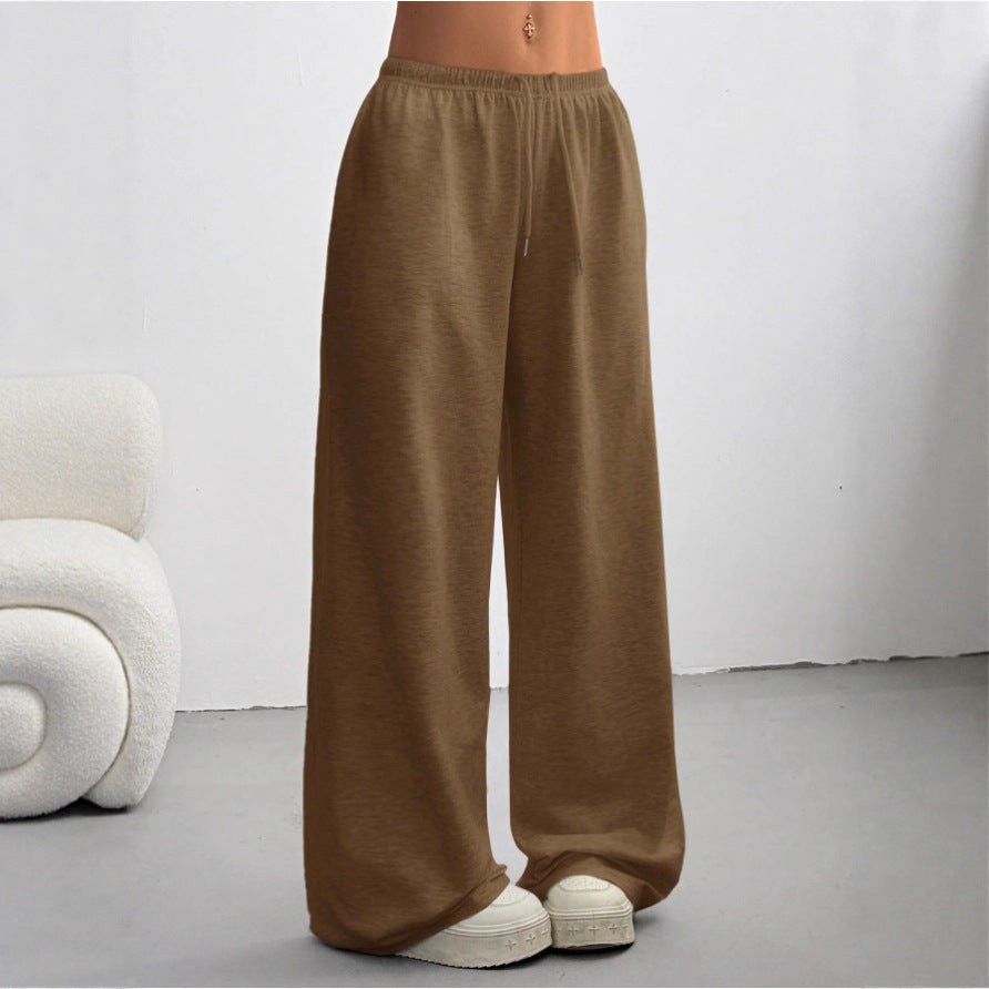 Minimalist Straight-Leg Drawstring Sweatpants – 6 Colors, S–2XL