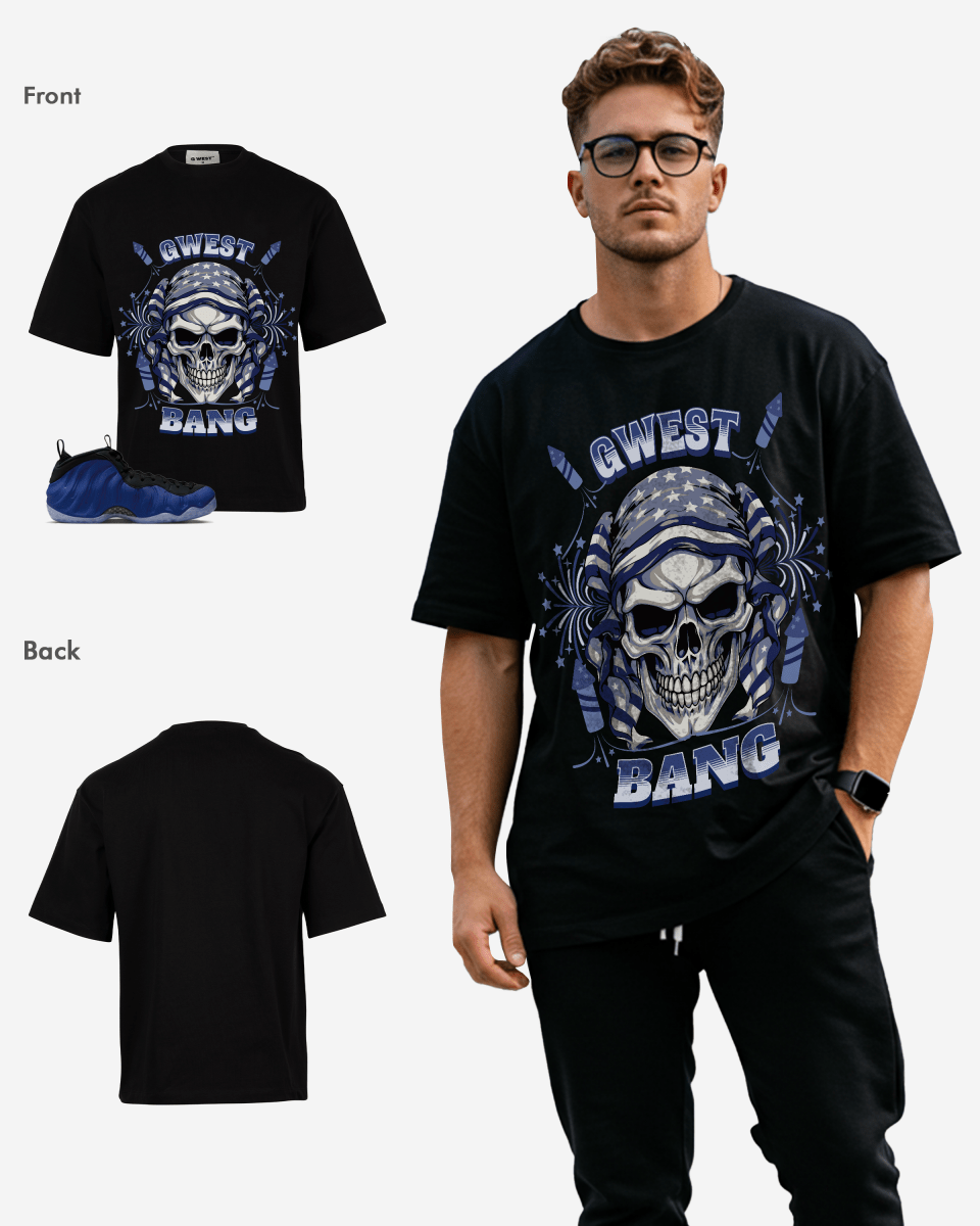 Camiseta extragrande G West Bang para hombre
