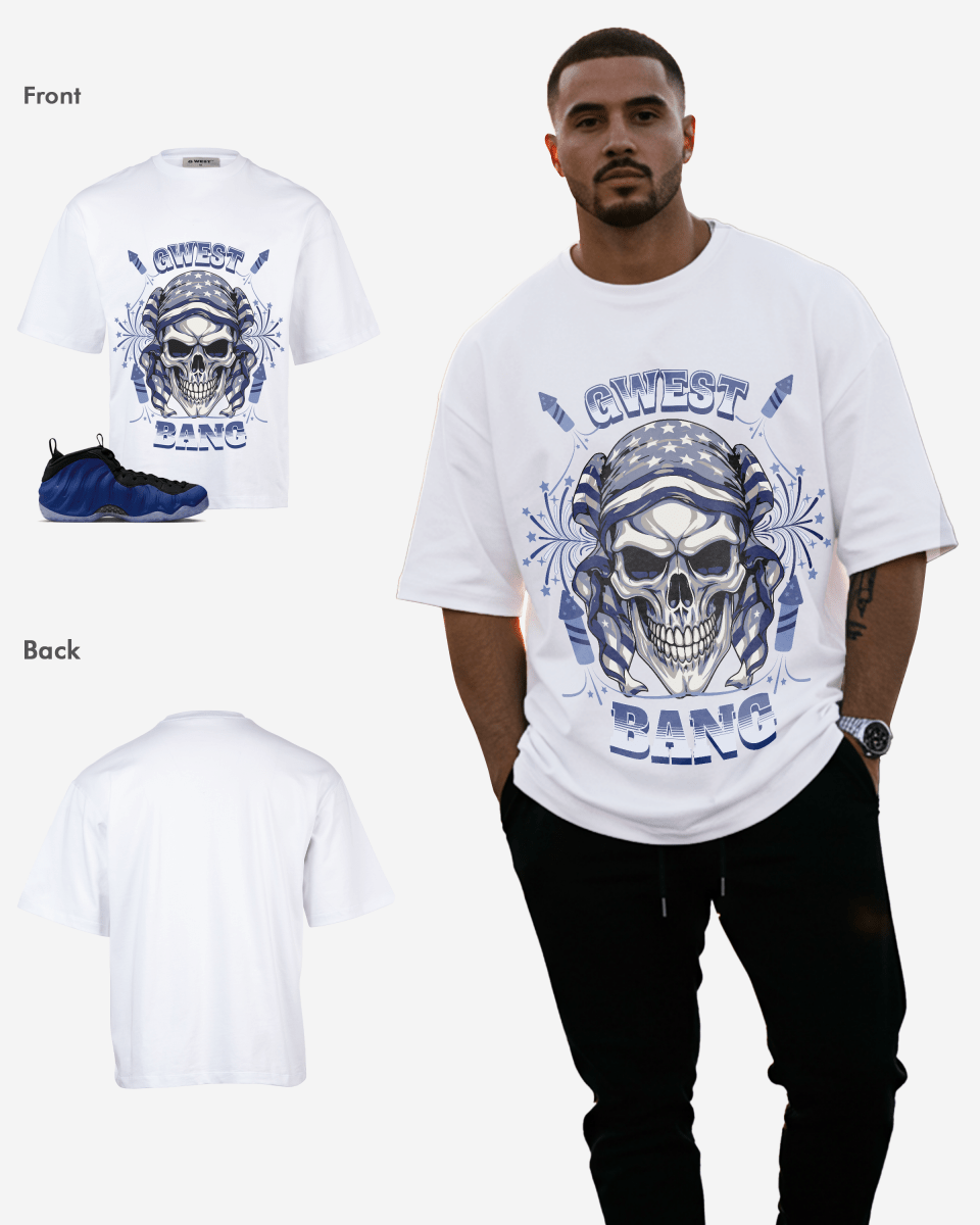 Camiseta extragrande G West Bang para hombre