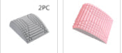 Almohada de estiramiento de espalda, soporte lumbar y cervical, masajeador para cuello, cintura, espalda, ciática, hernia de disco, alivio del dolor, masaje, relajación