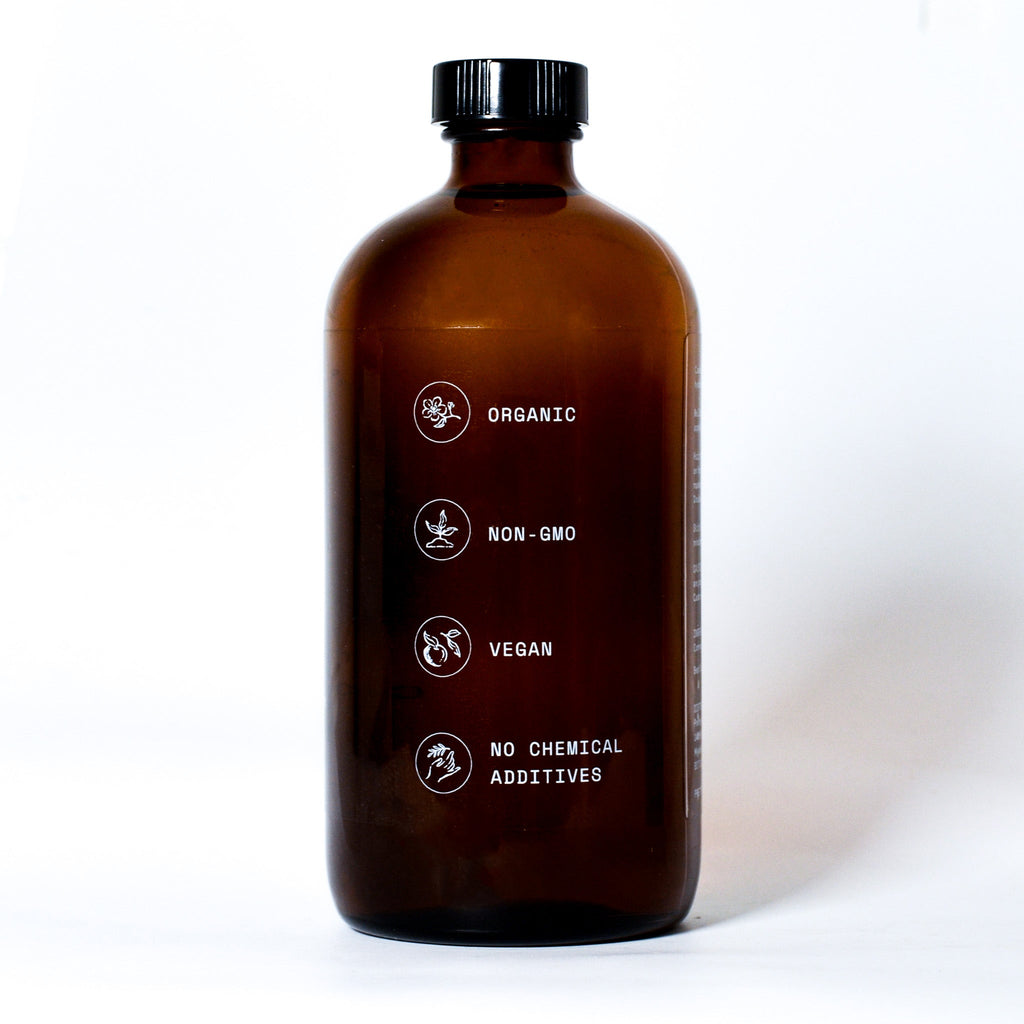 Aceite de ricino orgánico puro + paquete de paños