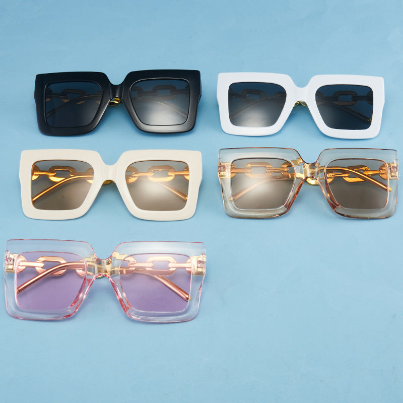 Square Chain Sunglasses for Women
