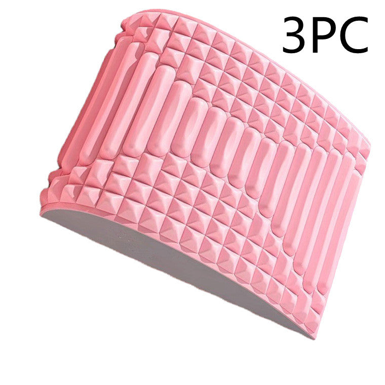 Almohada de estiramiento de espalda, soporte lumbar y cervical, masajeador para cuello, cintura, espalda, ciática, hernia de disco, alivio del dolor, masaje, relajación