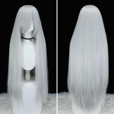 Peluca Lisa para Cosplay de 100 cm – Peluca Larga Teñible para Fiesta | 18 Colores