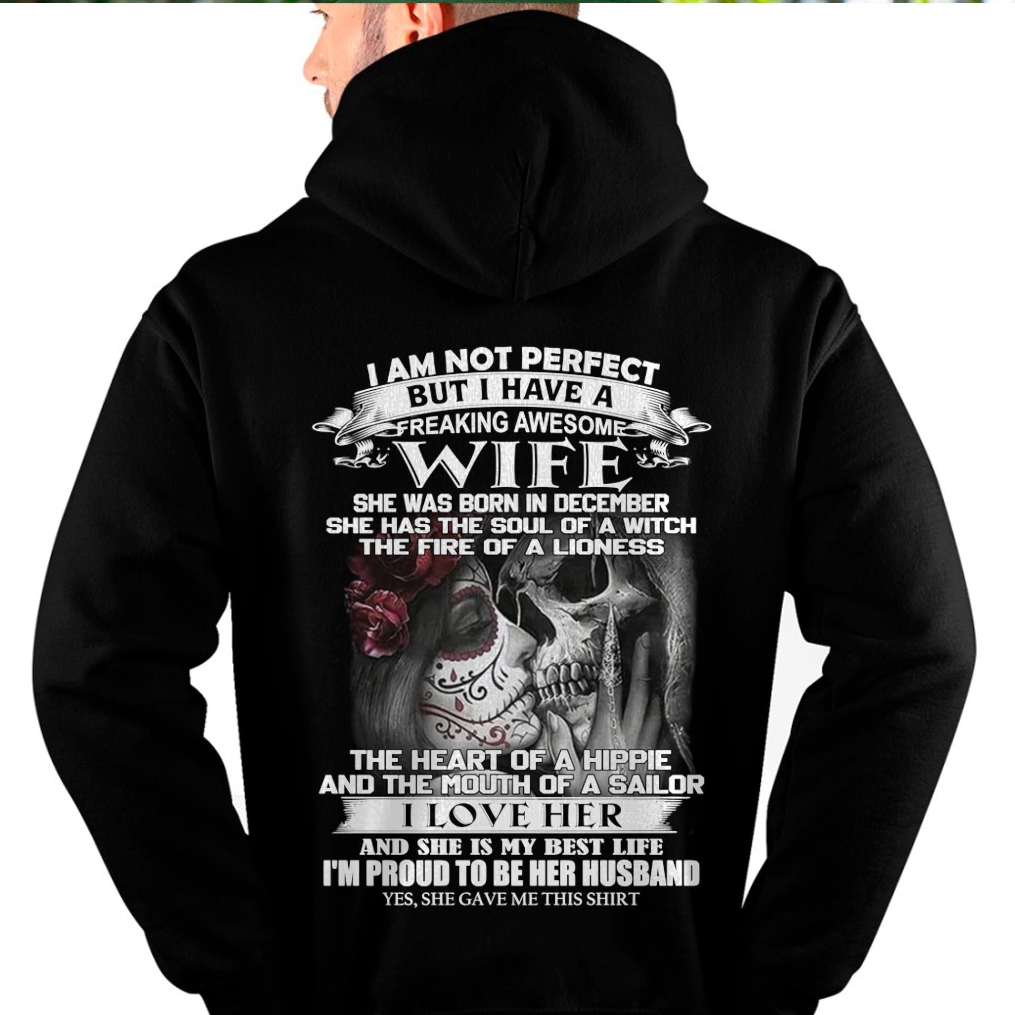 Diciembre - No soy perfecto, pero tengo una esposa increíble - Regalo de esposa para marido - NGHL12 (SKU06-31-12)