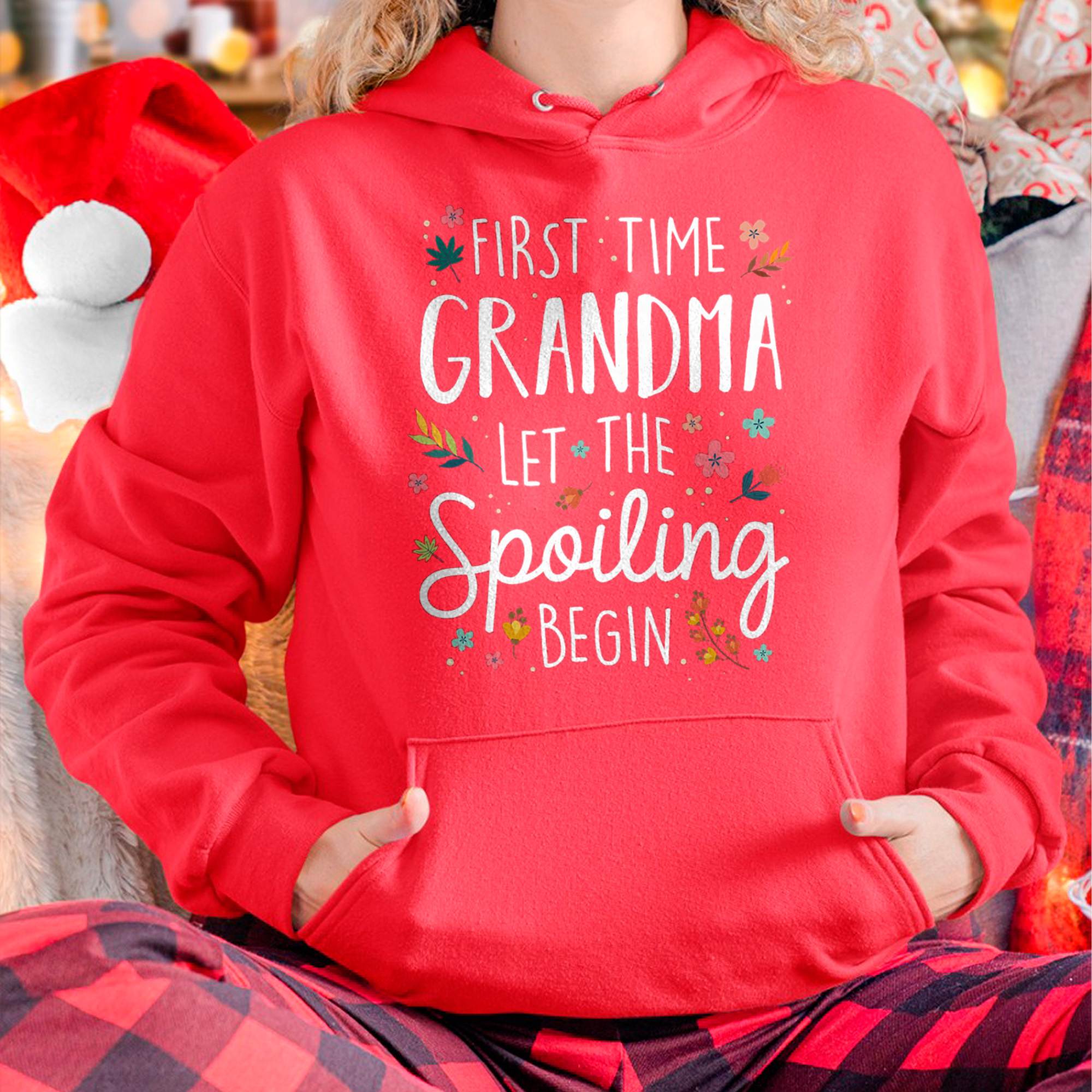 FIRST TIME GRANDMA T-SHIRT – PERFECT GIFT FOR NEW GRANDMAS - NGHL00 (SKU8-GRA00)