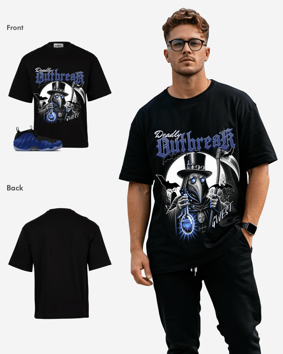 Camiseta extragrande para hombre G West Deadly Outbreak