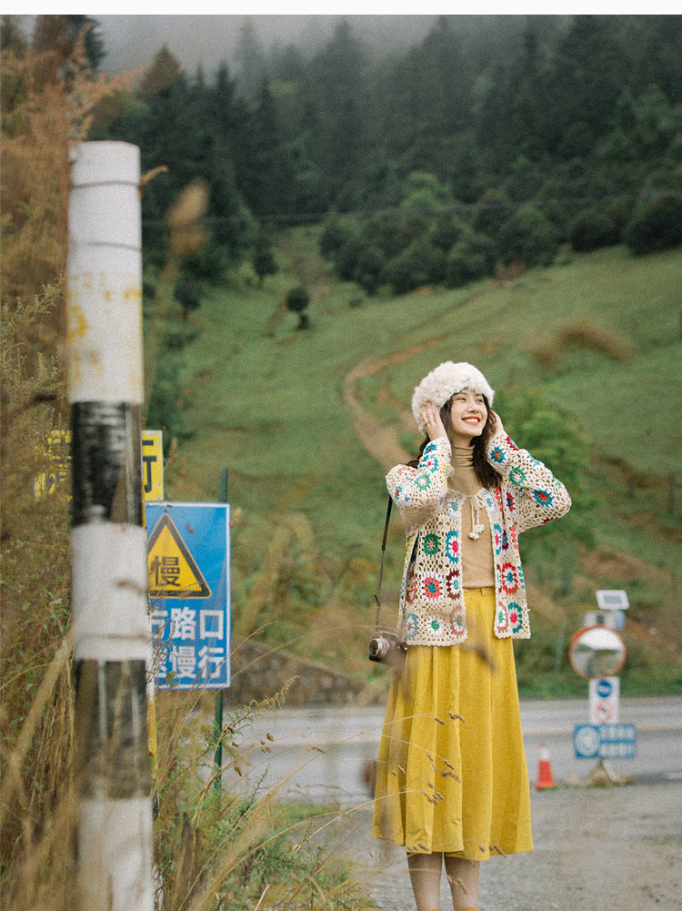 Women’s Hollow Hand Crochet Cardigan