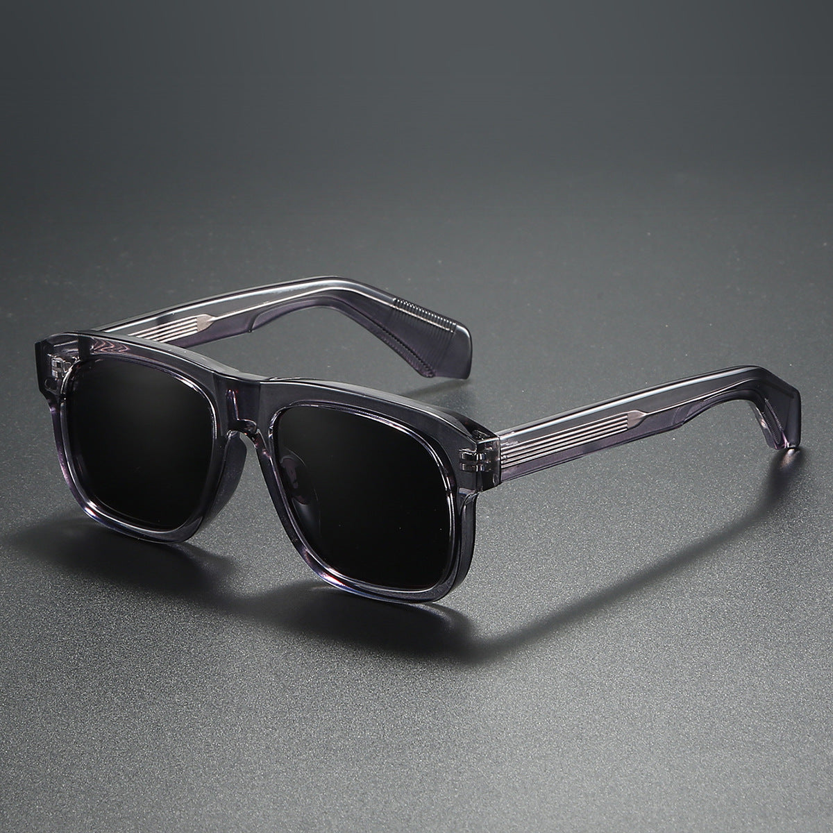 Acetate-Style Polarized Fashion Sunglasses – Unisex Luxury Look