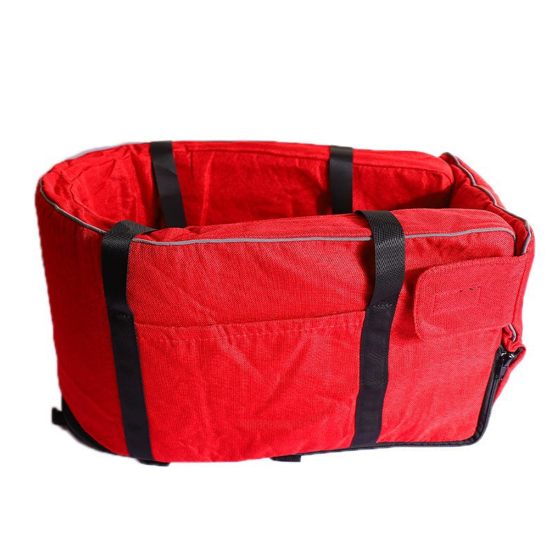 Transportín Portátil para Perros para Coche — 4 colores, para todas las estaciones, laterales blandos