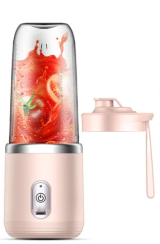 Mini licuadora portátil de 6 cuchillas, taza exprimidora, extractor de batidos, carga USB, exprimidor de frutas, licuadora, mezclador de alimentos, picadora de hielo, máquina exprimidora portátil