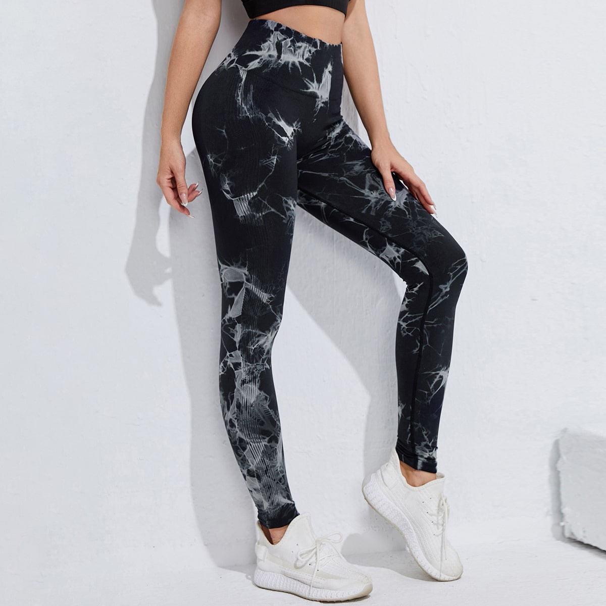 Mallas de moda para mujer para fitness, pantalones de yoga que realzan, leggings deportivos de entrenamiento, leggings sin costuras para mujer, leggings de yoga de cintura alta para control de abdomen, compresión de gimnasio, cintura alta, ropa para mujer